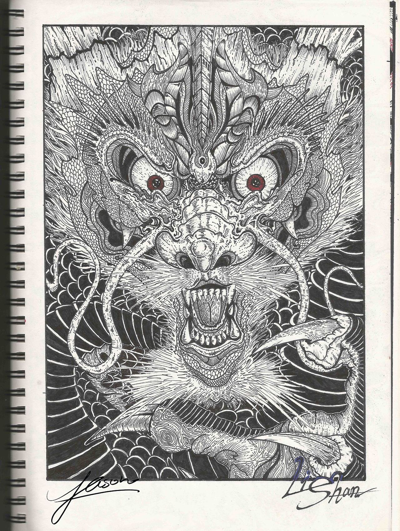 10.06黑龙插画练习