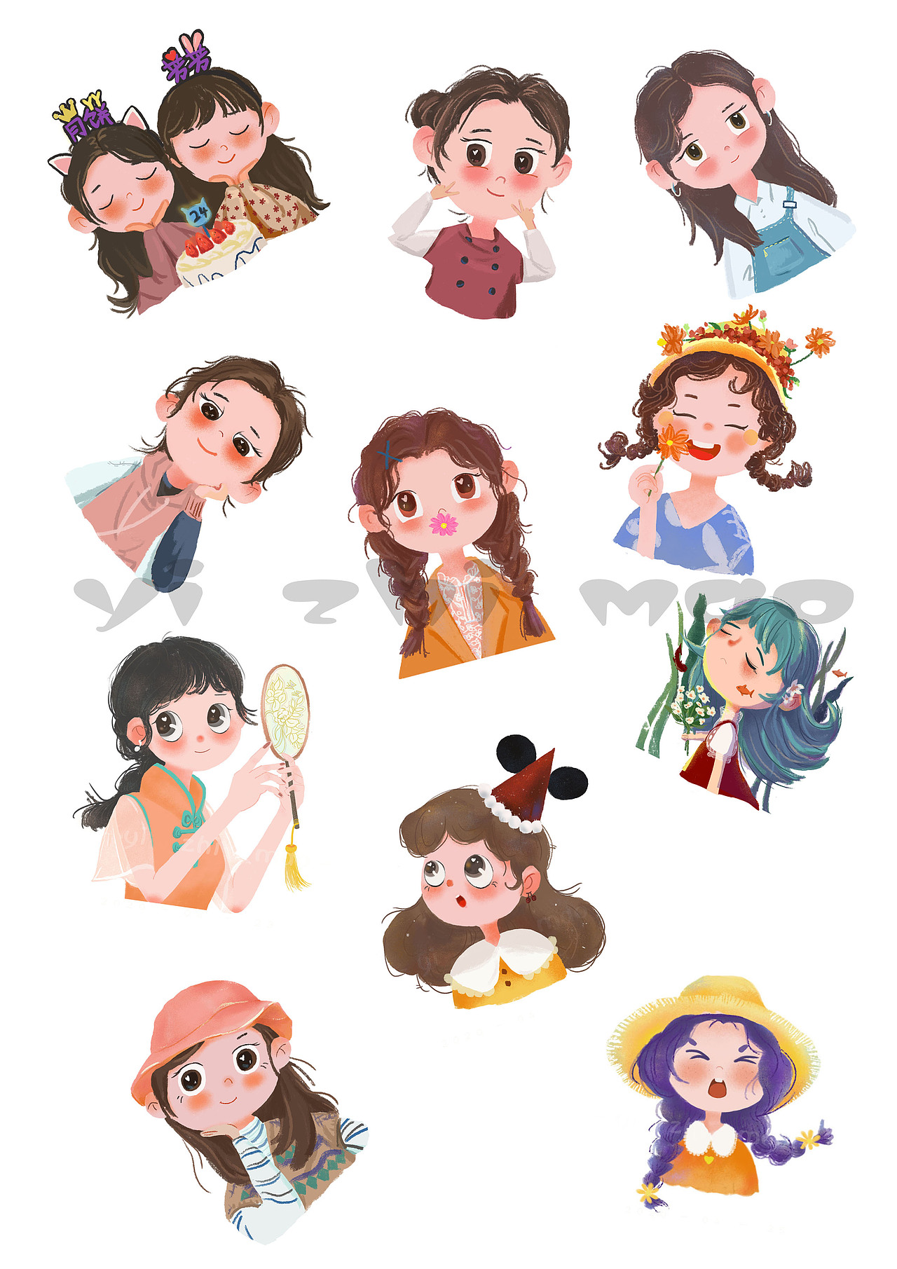 插画习作小结（图ZMjA3MDQ3NDc2） - 儿童插画 - 站酷设计师一只猫_爱画画原创素材 - 站酷ZCOOL