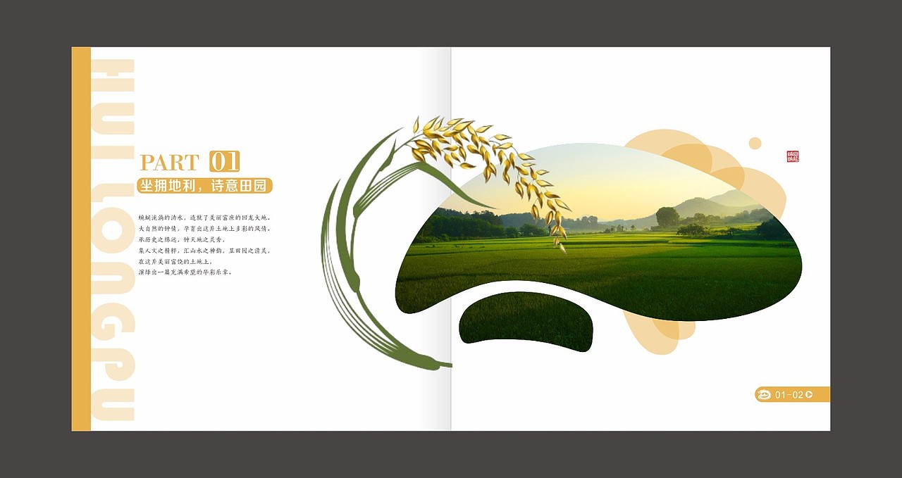 金色的希望 乡镇 画册（图ZMzYzNTc3OTY=） - 书籍/画册 - 站酷设计师fxy216ccc原创素材 - 站酷ZCOOL