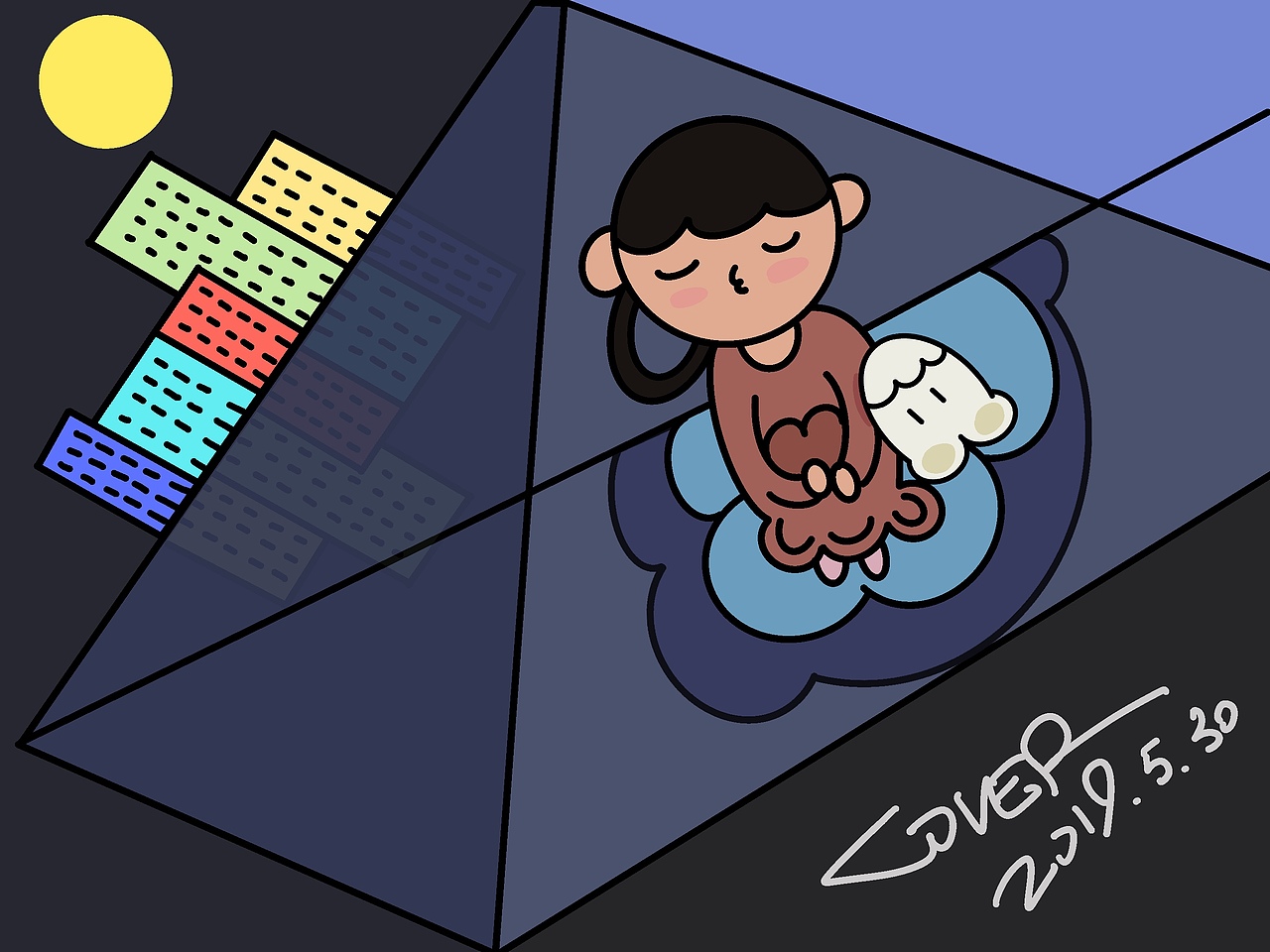 2019年的一些小画儿（图ZMTg3MjcwNjA4） - 创作习作 - 站酷设计师五雪原创素材 - 站酷ZCOOL