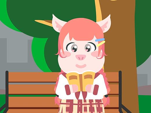 《小猪的爱情全靠你》flash-毕设-人物设计