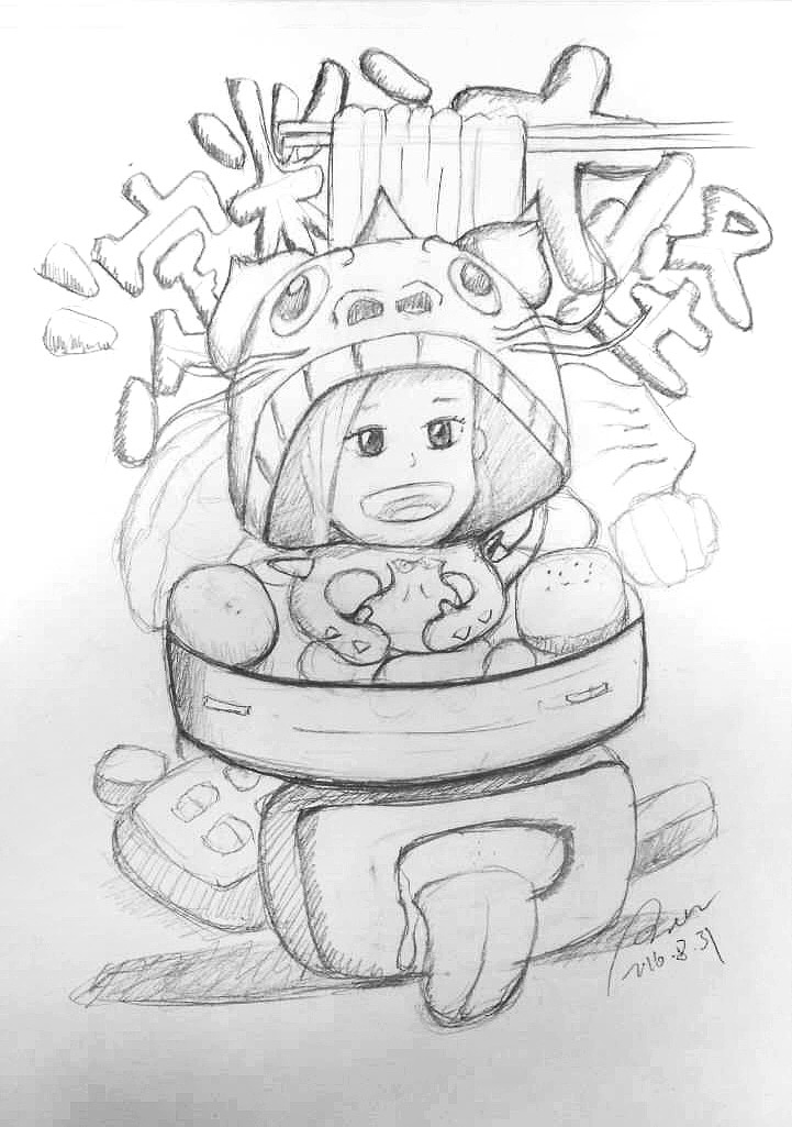 【随手绘】淀粉大怪兽