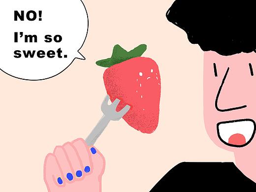 我很甜哦（个人主页-ZNDUzODU3NDQ=） - 创作习作 - 站酷设计师猴面包树djy原创素材 - 站酷ZCOOL