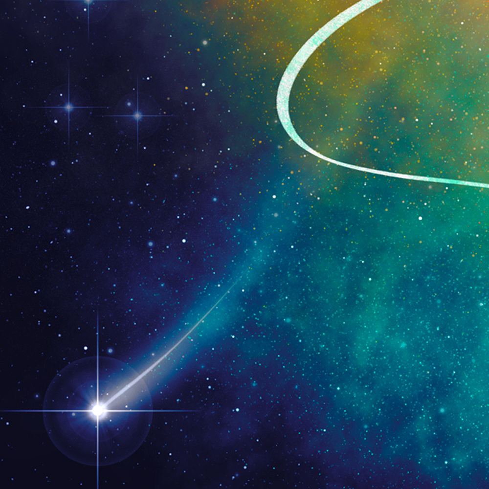 想和你去宇宙玩(星云插画)