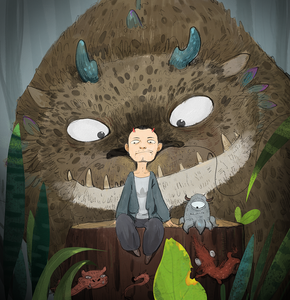 鬼怪也多萌|插画|创作习作|鬼怪也多萌小森 - 原创作品 - 站酷 (zcool