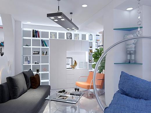 小清新简约办公室设计