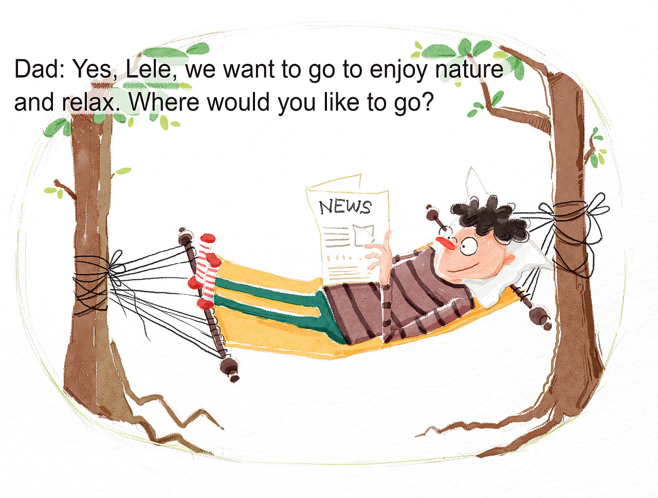绘本故事：Where Would You Like to Go（图ZMzE1ODMxMjA=） - 儿童插画 - 站酷设计师岩_Illustration原创素材 - 站酷ZCOOL