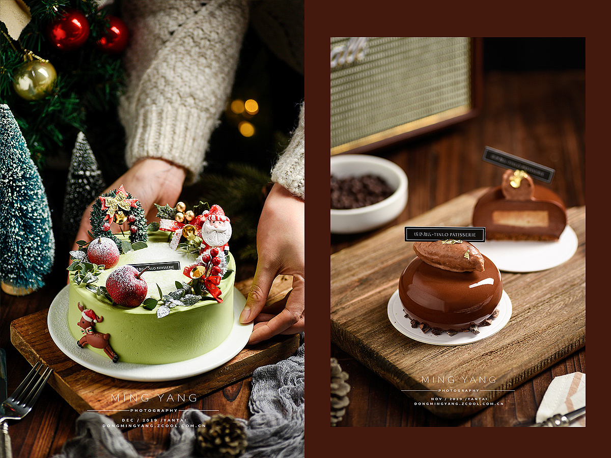 美食摄影 | 陪我过节的圣诞裸蛋糕|摄影|产品摄影|chenmiao1107 - 原创作品 - 站酷 (ZCOOL)