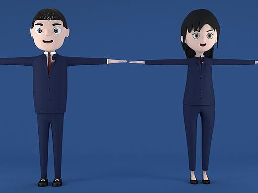c4d卡通人物建模