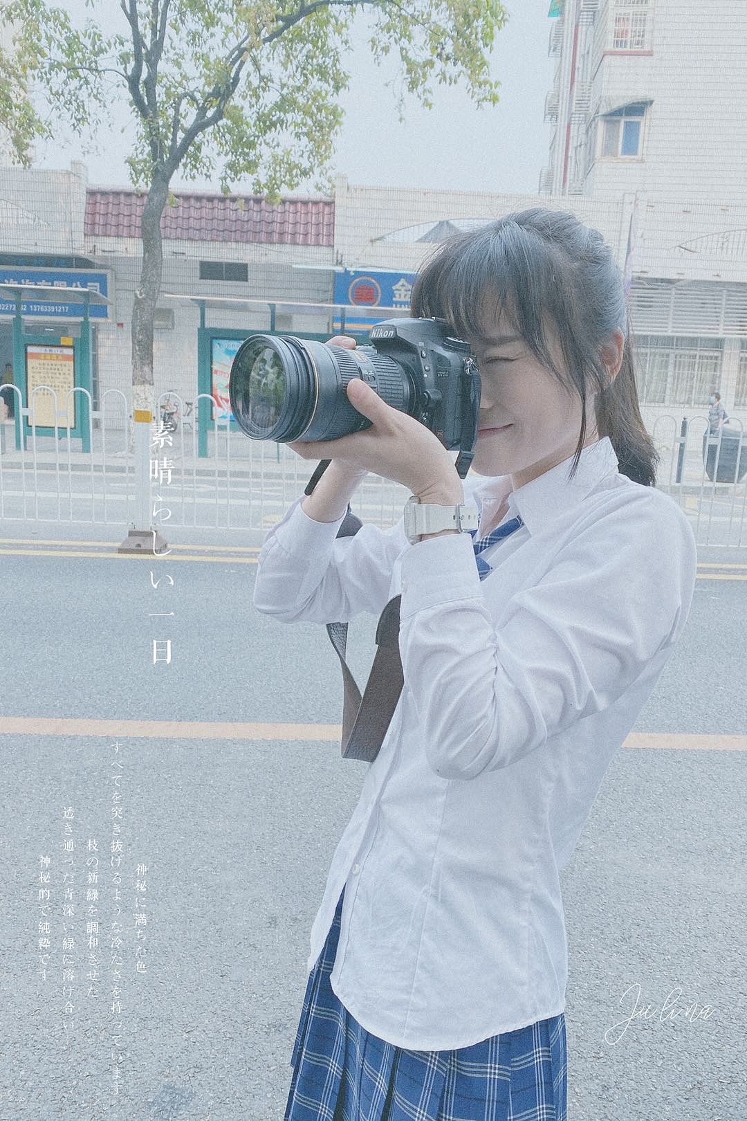 初夏JK小清新（图ZMjA1MDM3NjQw） - 人像摄影 - 站酷设计师摄影师张志明哥哥原创素材 - 站酷ZCOOL