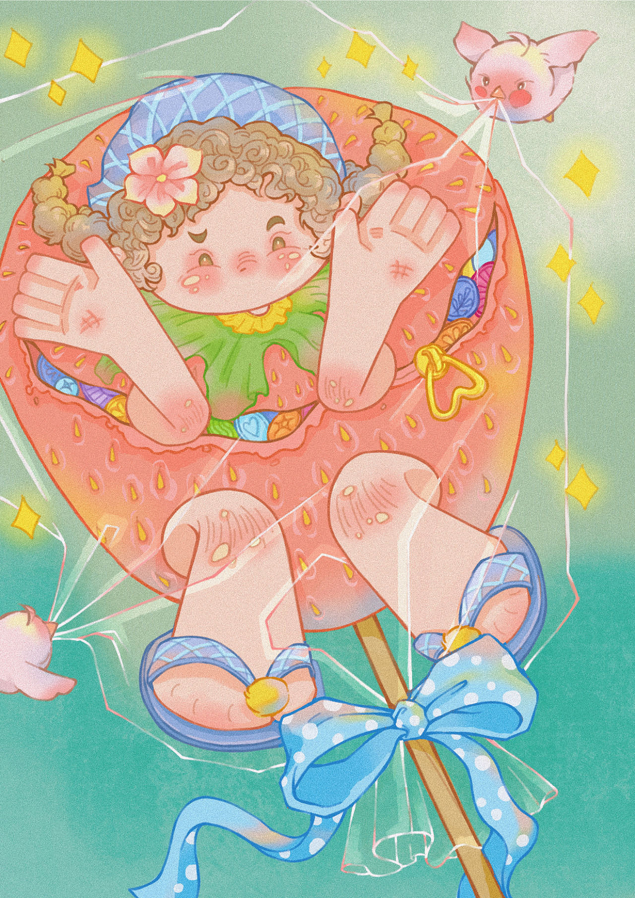 都莓我可爱/IP设计（图ZMzU5OTIyMDk2） - 艺术插画 - 站酷设计师厌麦粥原创素材 - 站酷ZCOOL