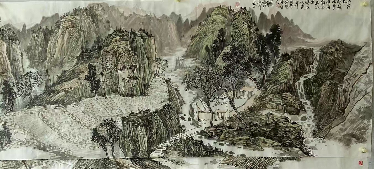 早年的浅绛山水（图ZMjE5NDcyMDQ4） - 绘画 - 站酷设计师王小胖与王老鹤原创素材 - 站酷ZCOOL