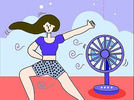 夏日清风-首次插画作品分享