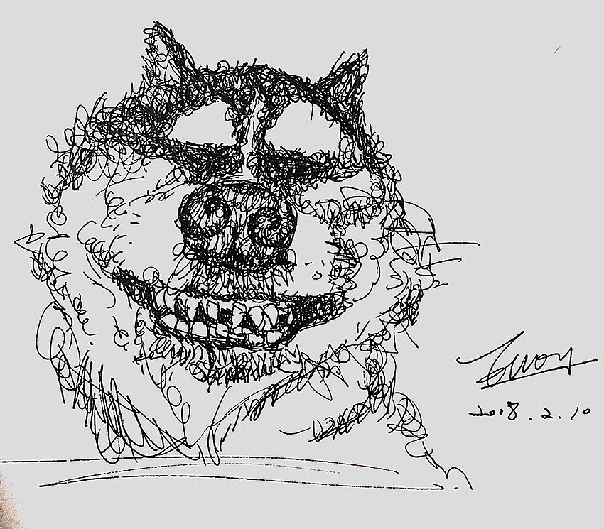 钢丝球画法萌萌的柴犬们1