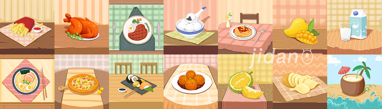 杂七杂八（图ZMjE0NTYxMTQ4） - 创作习作 - 站酷设计师鸡蛋灌饼加三蛋原创素材 - 站酷ZCOOL