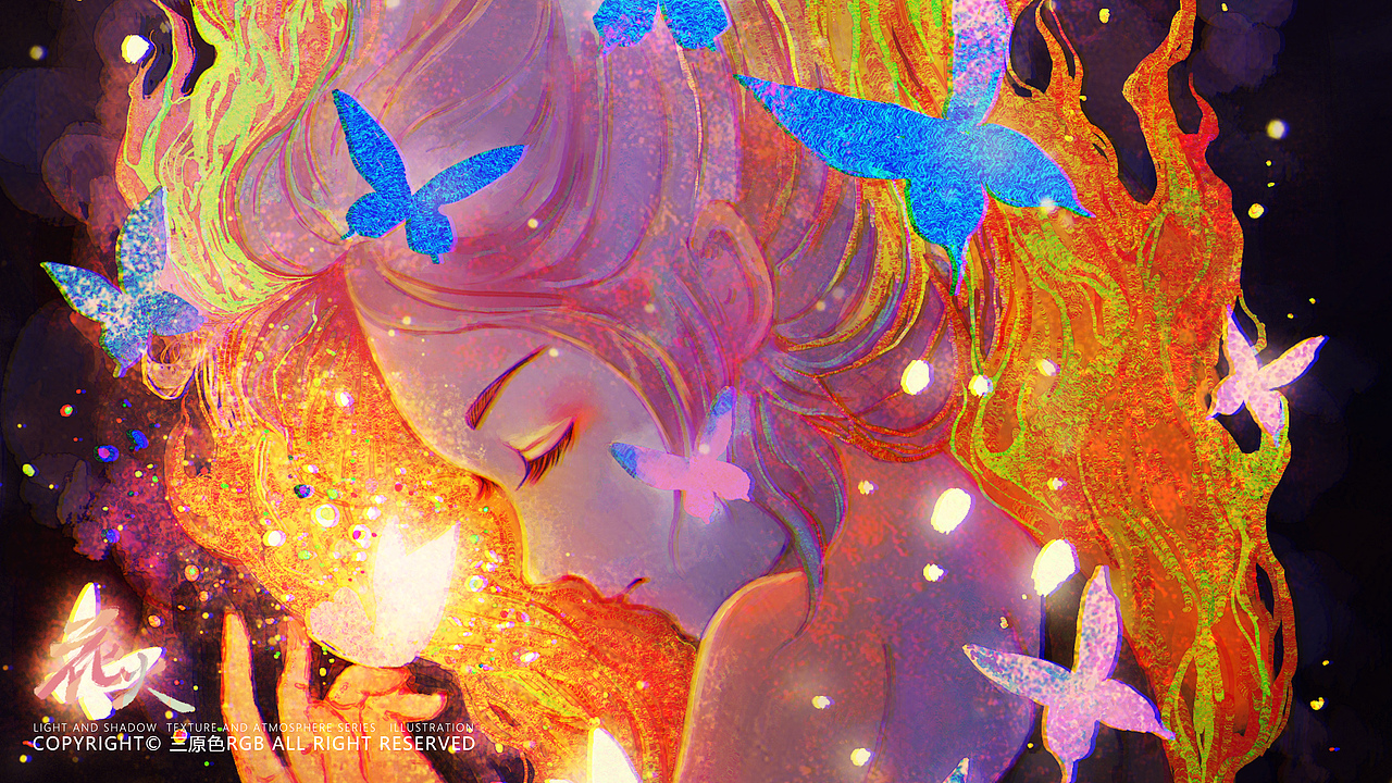 花火系列插画（图ZMzY3NTg4Njg4） - 艺术插画 - 站酷设计师三原色RGB原创素材 - 站酷ZCOOL