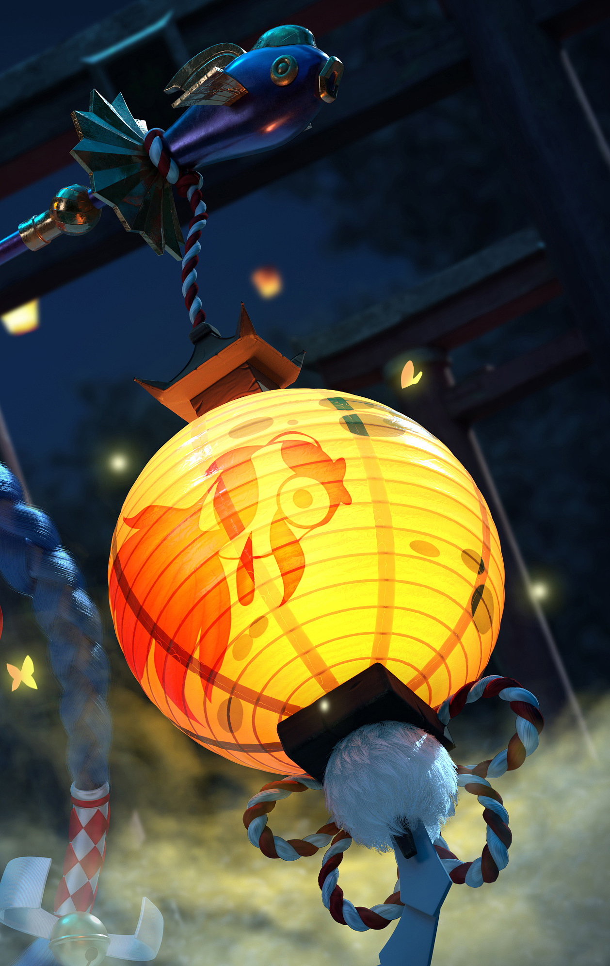 大乔同人天灯祈福