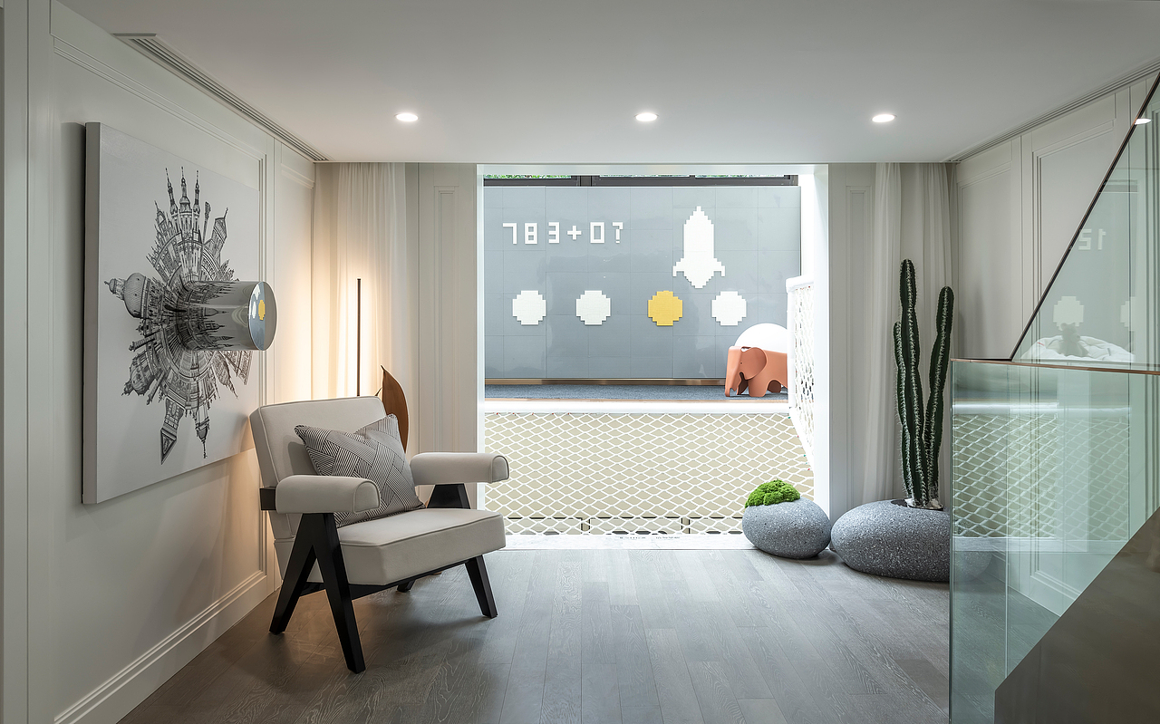 MOD墨设设计丨旭辉银盛泰临沂公元锦里底复复式别墅