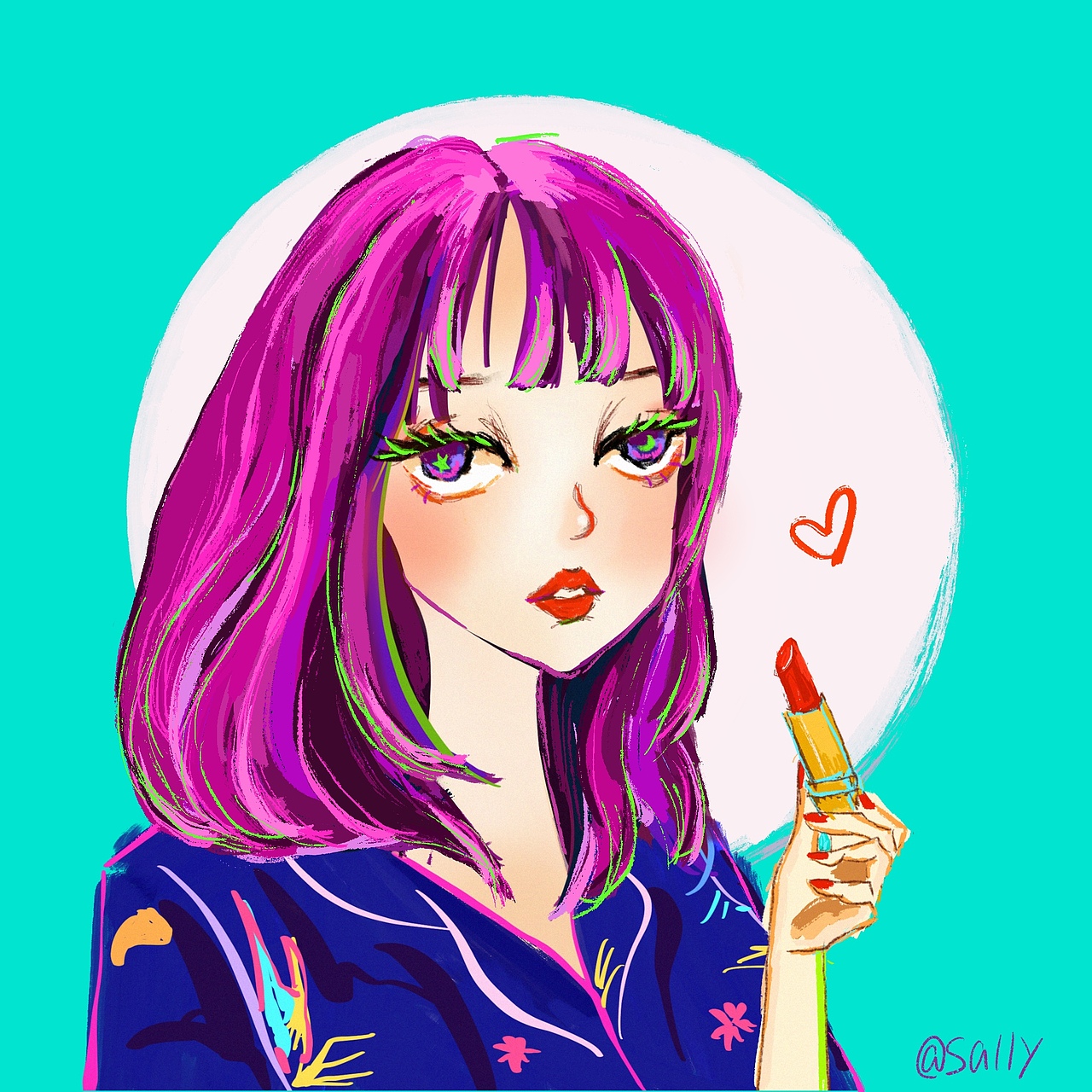 procreate人物插画练习