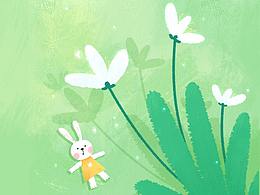 一张简单的小色稿