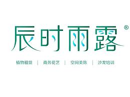 绿植品牌「辰时雨露」商标设计-字体