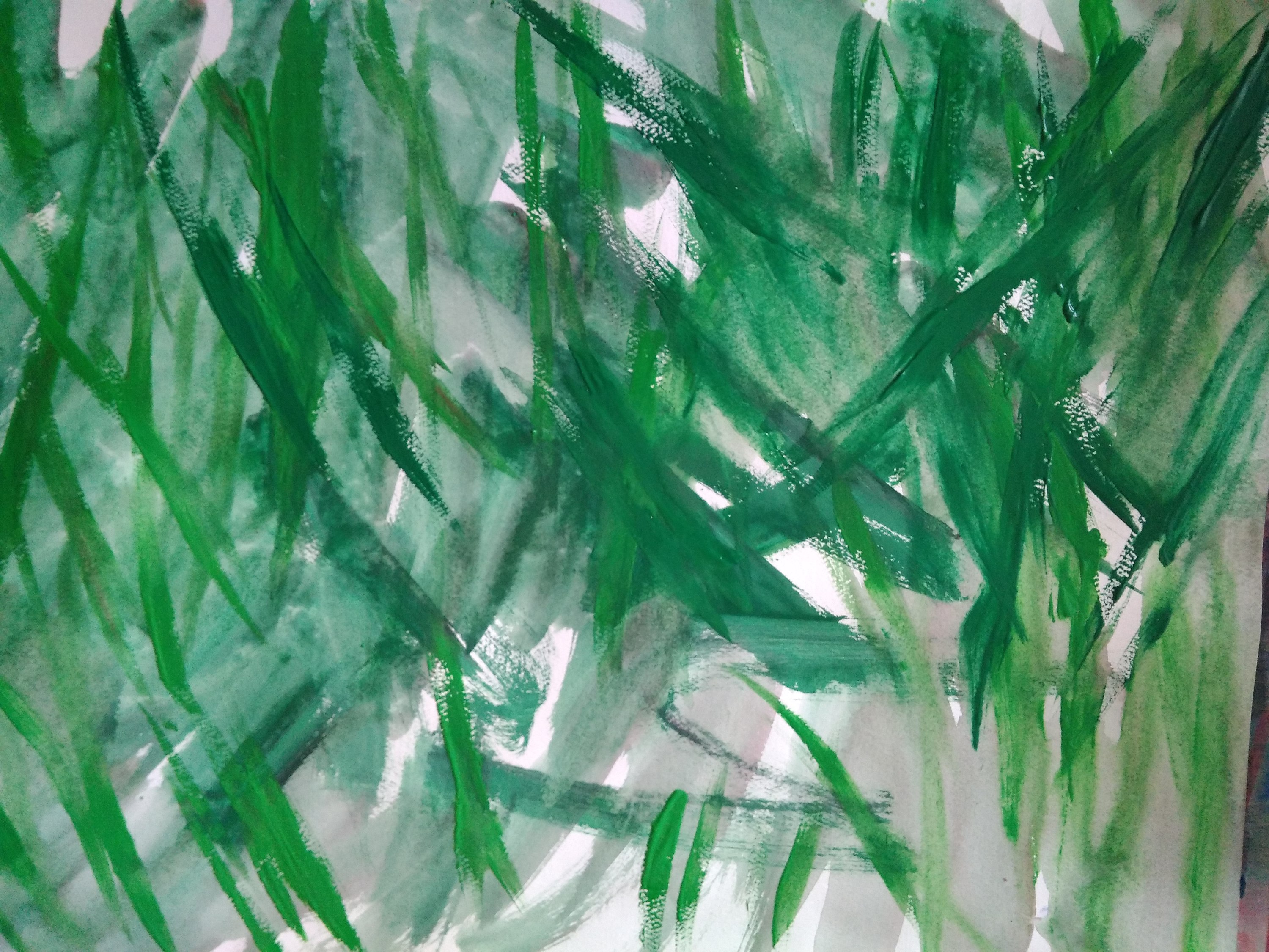 草|纯艺术|水粉|全缘绿绒蒿 - 原创作品 - 站酷 (zcool)