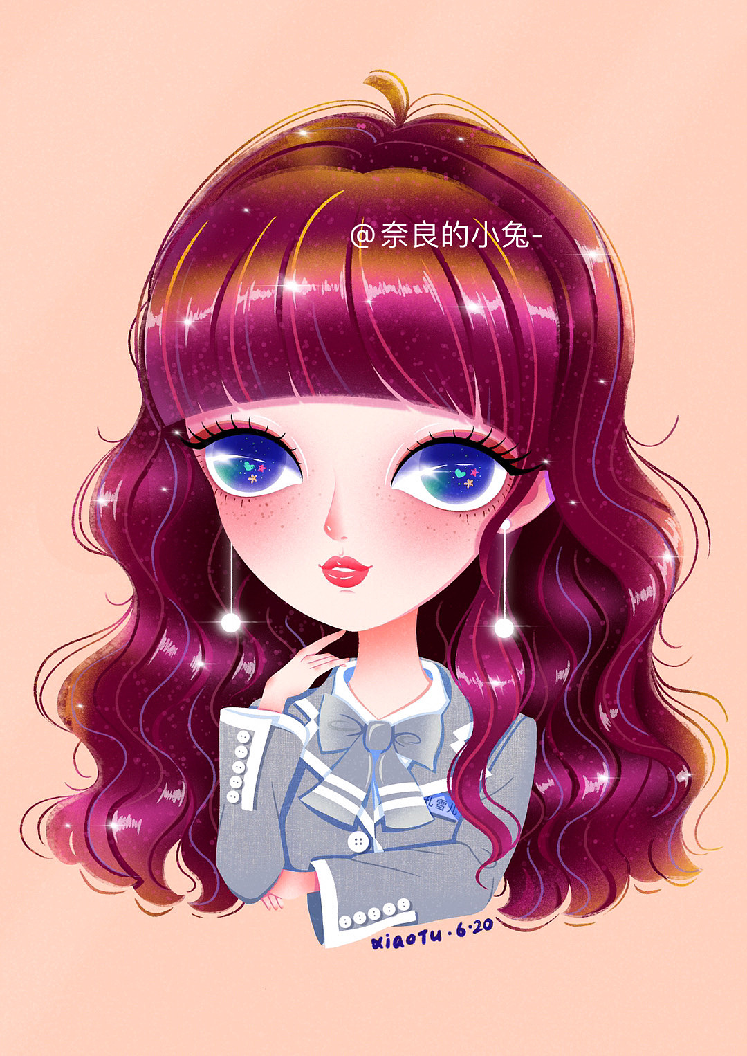 『小兔插画』THE9专属萌系头像31图,高能预警(图ZMjE0NTk2OTk2) - 儿童插画 - 站酷设计师奈良的小兔原创素材 - 站酷ZCOOL