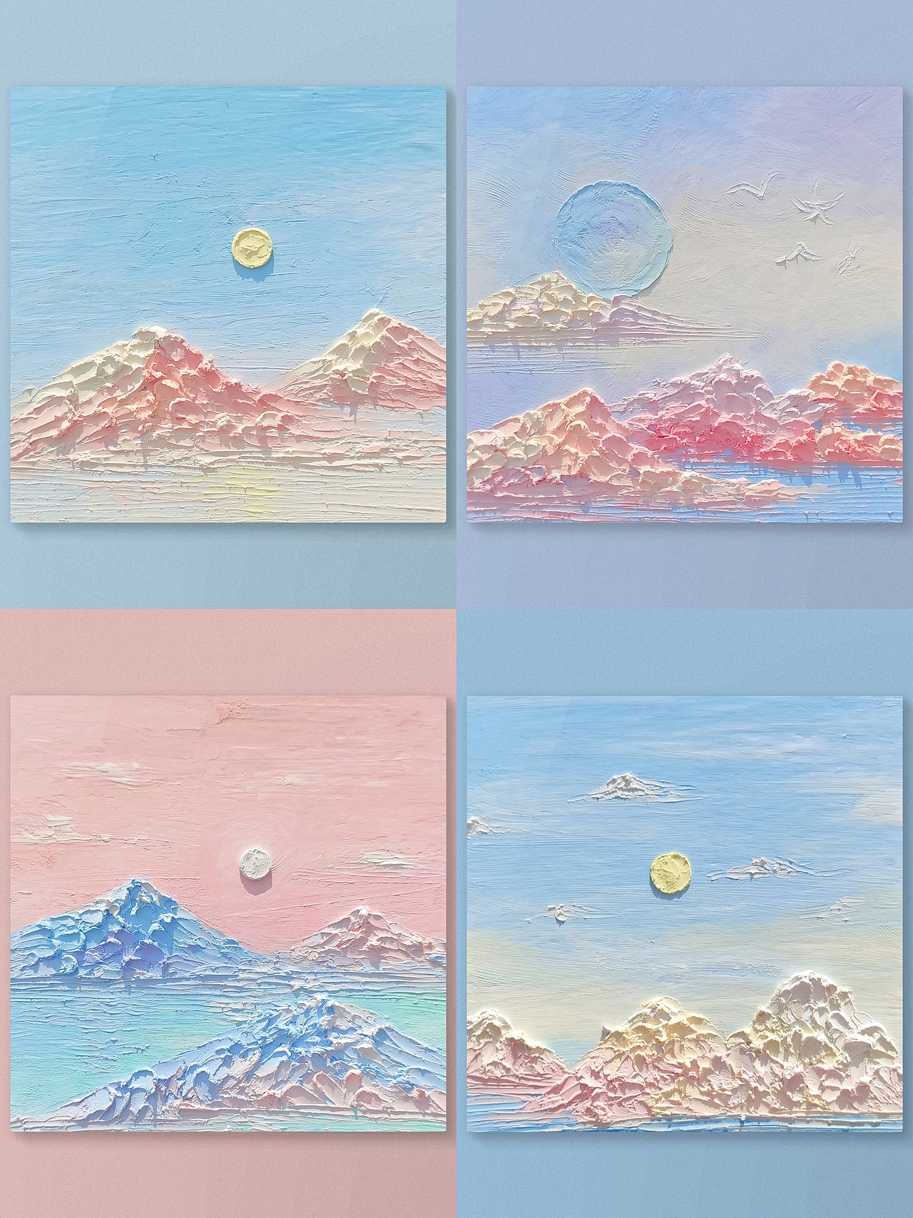 原创油画棒小画（图ZMjkzODI2OTE2） - 艺术插画 - 站酷设计师是梦里的画呀原创素材 - 站酷ZCOOL