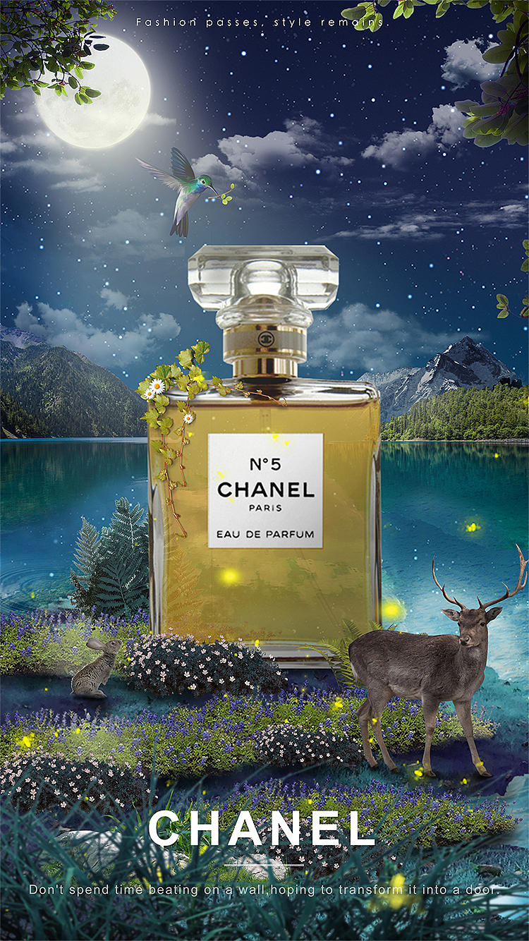 chanel合成海报|平面|海报|姚小俗_原创作品-站酷zcool