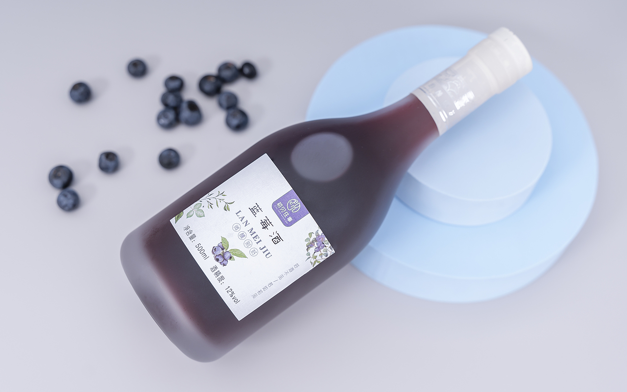 初见往事 | 花果酒 | 酒拍摄/摄影 | 青梅 蓝莓 百香果