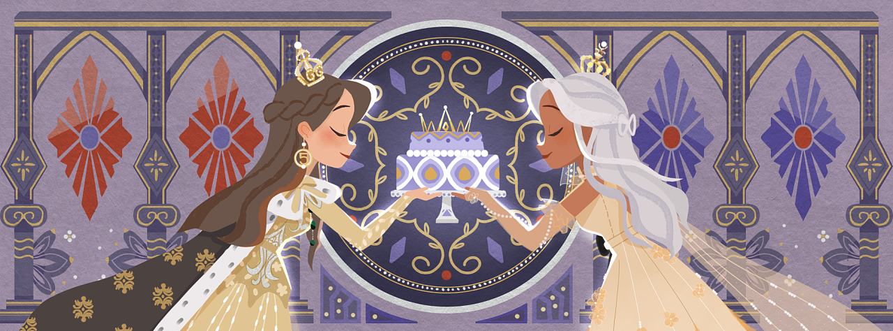 时光公主-time princess 剪纸风卡牌