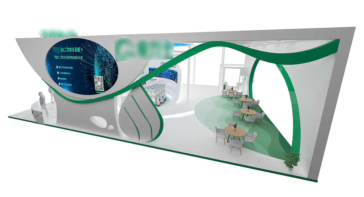 某二次供水展台