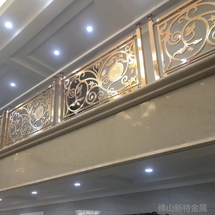 铜雕刻楼梯 艺术铜护栏规格