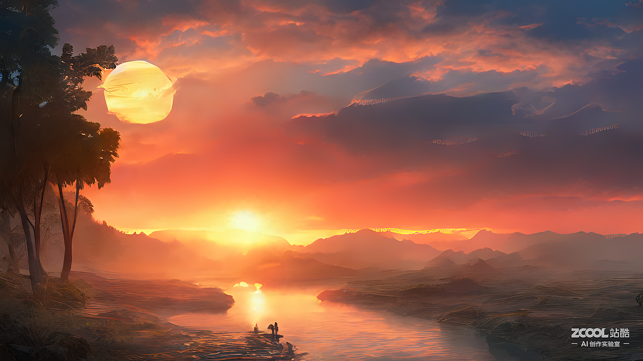 ai创作实验室#《日出》