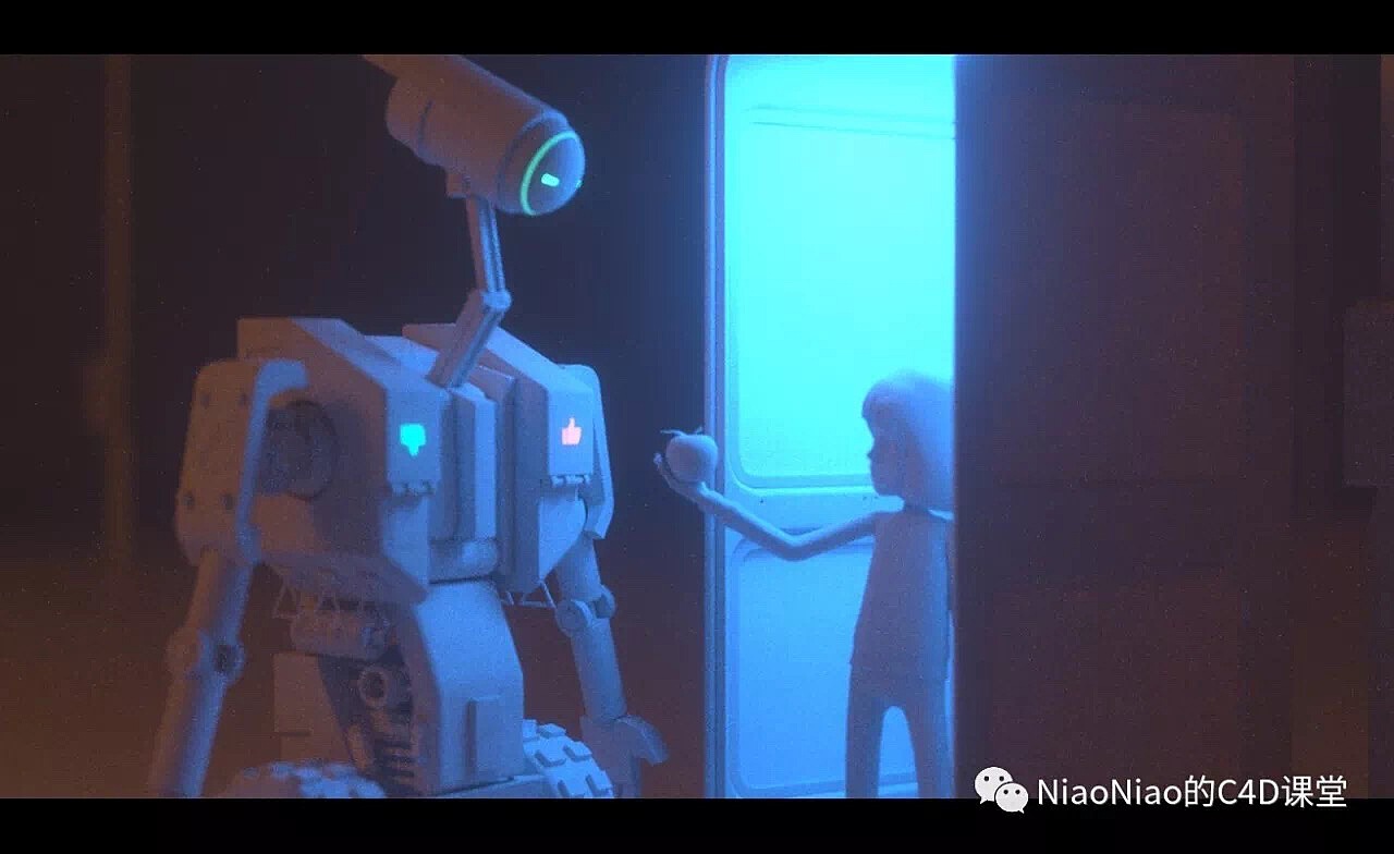 一个关于机器人与小女孩的故事