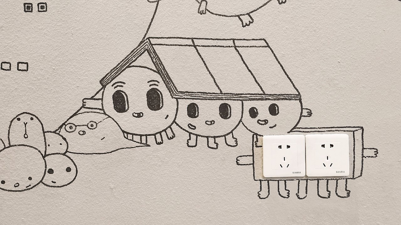 重庆美食墙绘涂鸦作品