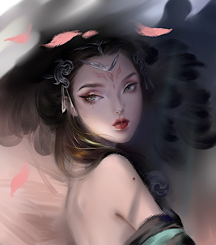 云想衣裳花想容（图ZMTc4NTI5MDgw） - 游戏原画 - 站酷设计师Z78579535原创素材 - 站酷ZCOOL