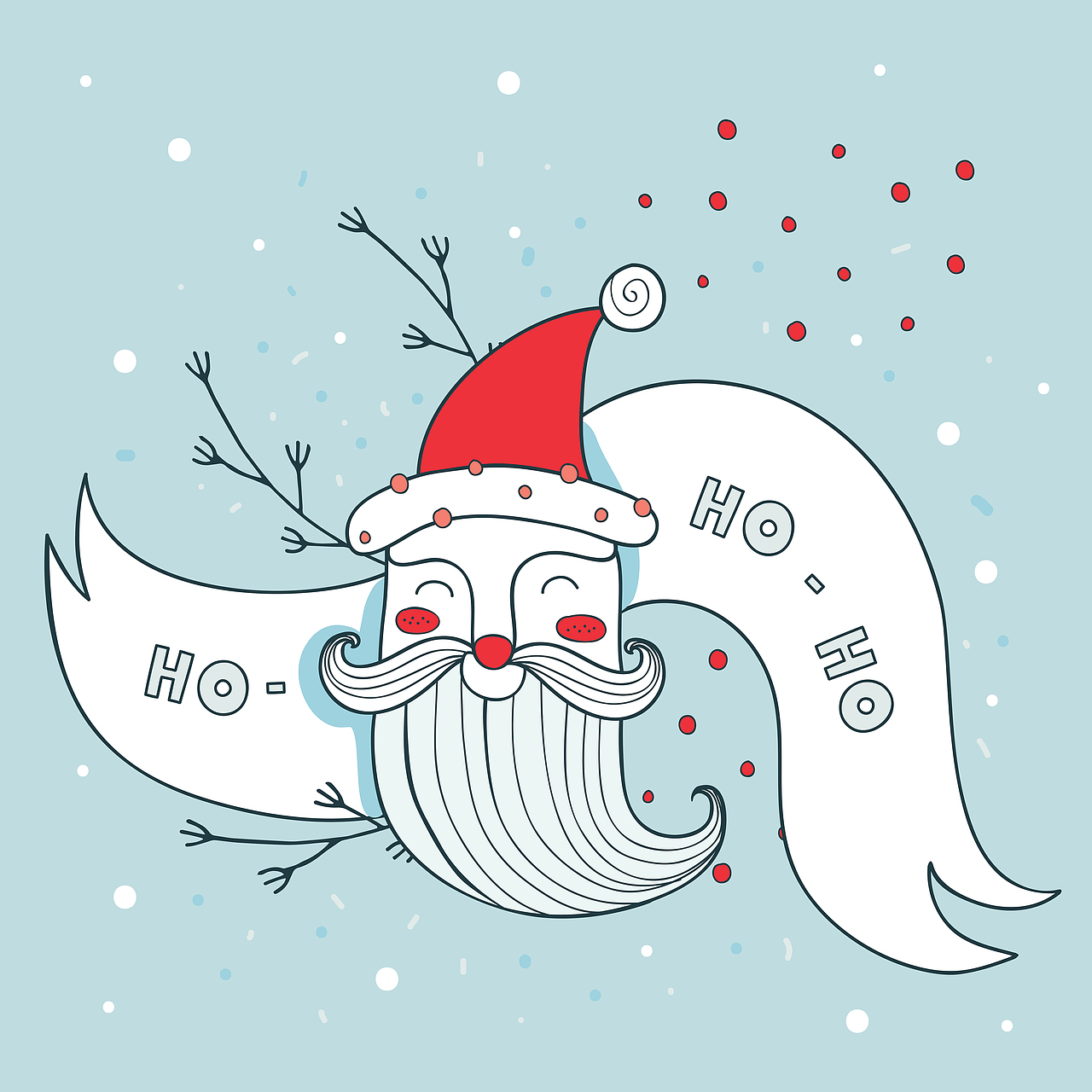 圣诞老人插画（图ZMzkzNzQ2MjA=） - 商业插画 - 站酷设计师guqian0926原创素材 - 站酷ZCOOL