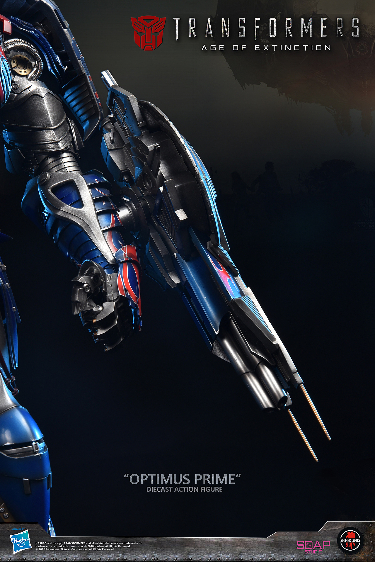 solider story变形金刚4绝迹逢生20寸可动合金 擎天柱