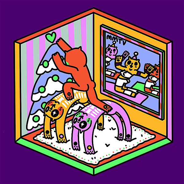 迟到的圣诞贺图 - 未建成的喵子公寓