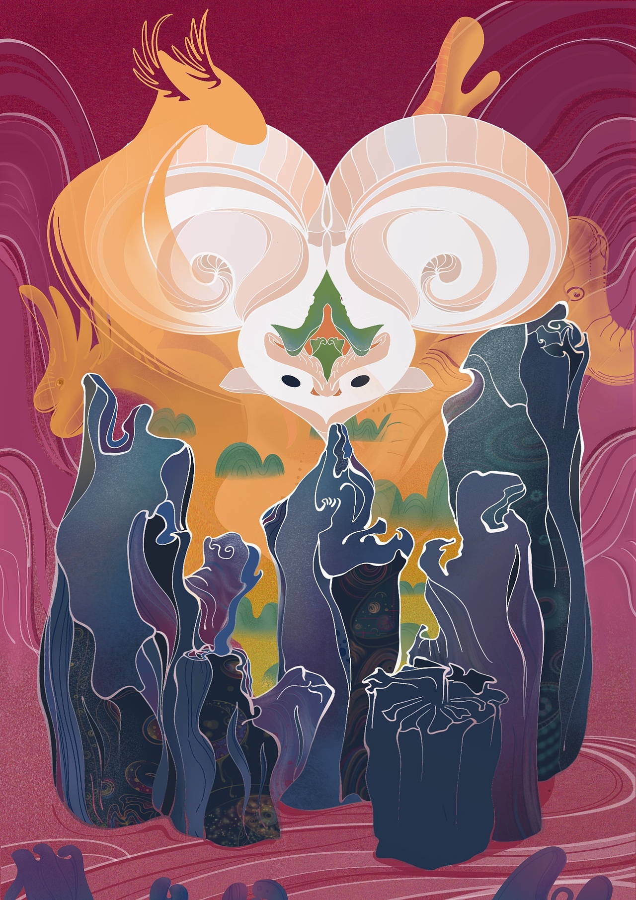 面塑绘源（图ZMjQ1MzAzMjc2） - 商业插画 - 站酷设计师松风稻骨原创素材 - 站酷ZCOOL