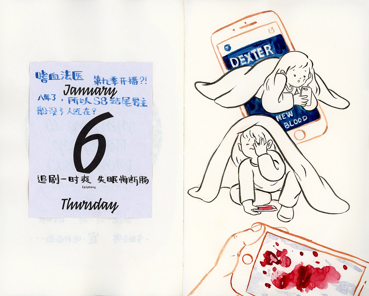 2022年1月合辑:蘑菇PIU的日常手账