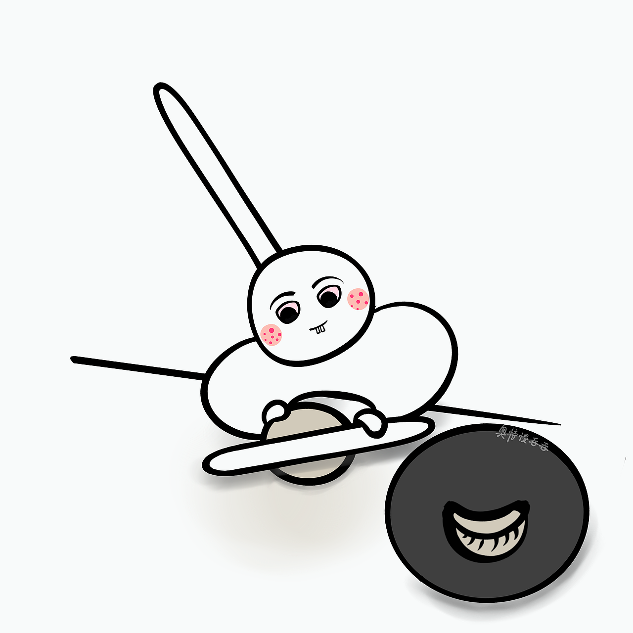 小白兔（图ZMzYxMzg4OTc2） - 创作习作 - 站酷设计师奥特慢吞吞原创素材 - 站酷ZCOOL