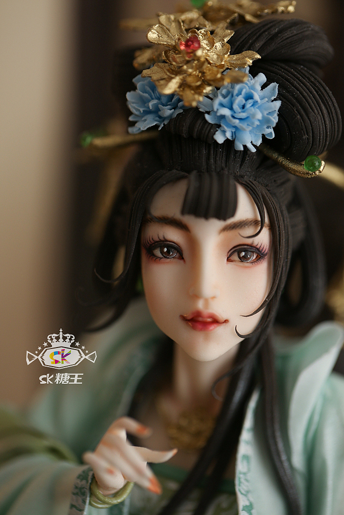 糖王周毅国际金奖蛋糕《武则天》高清细节图（图ZMTE2ODU0OTIw） - 手办/模玩 - 站酷设计师糖王周毅团队原创素材 - 站酷ZCOOL