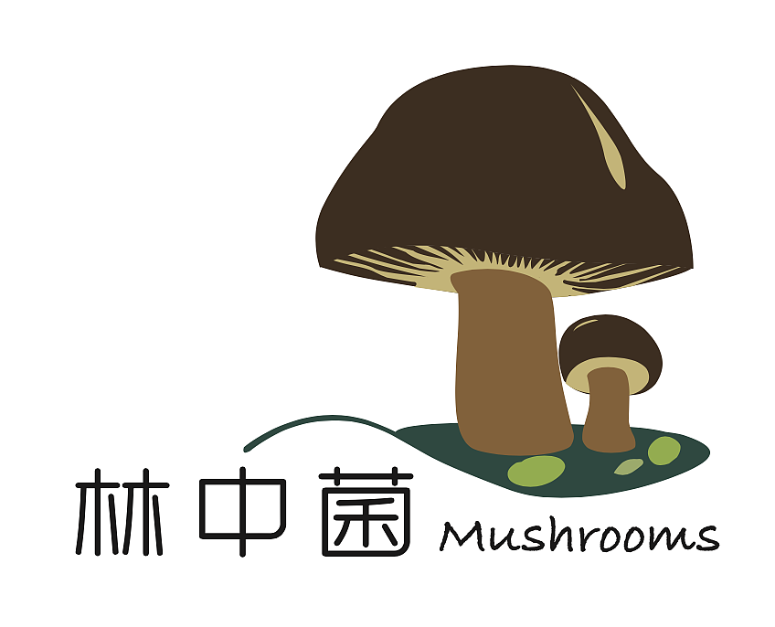 野生菌包装logo设计