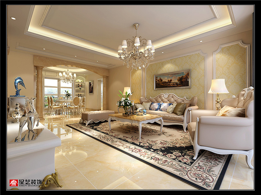 保利公园简约欧式风格装修设计案例！（图ZMTMwNjI4OTQ0） - 家装设计 - 站酷设计师贵阳装修公司排名原创素材 - 站酷ZCOOL