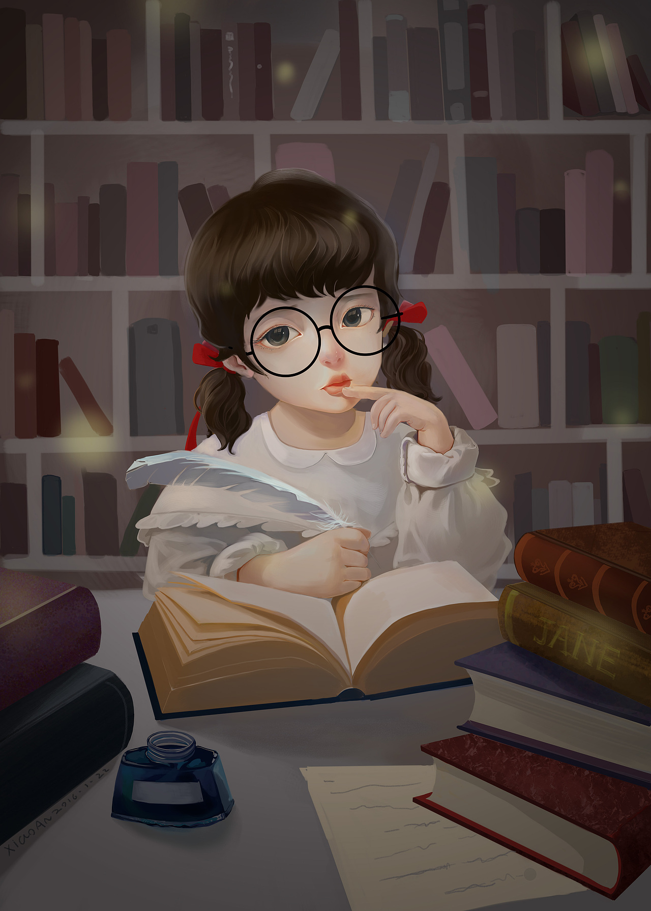 读书（图ZNDExMzg0NzY=） - 创作习作 - 站酷设计师小岸小菜刀原创素材 - 站酷ZCOOL