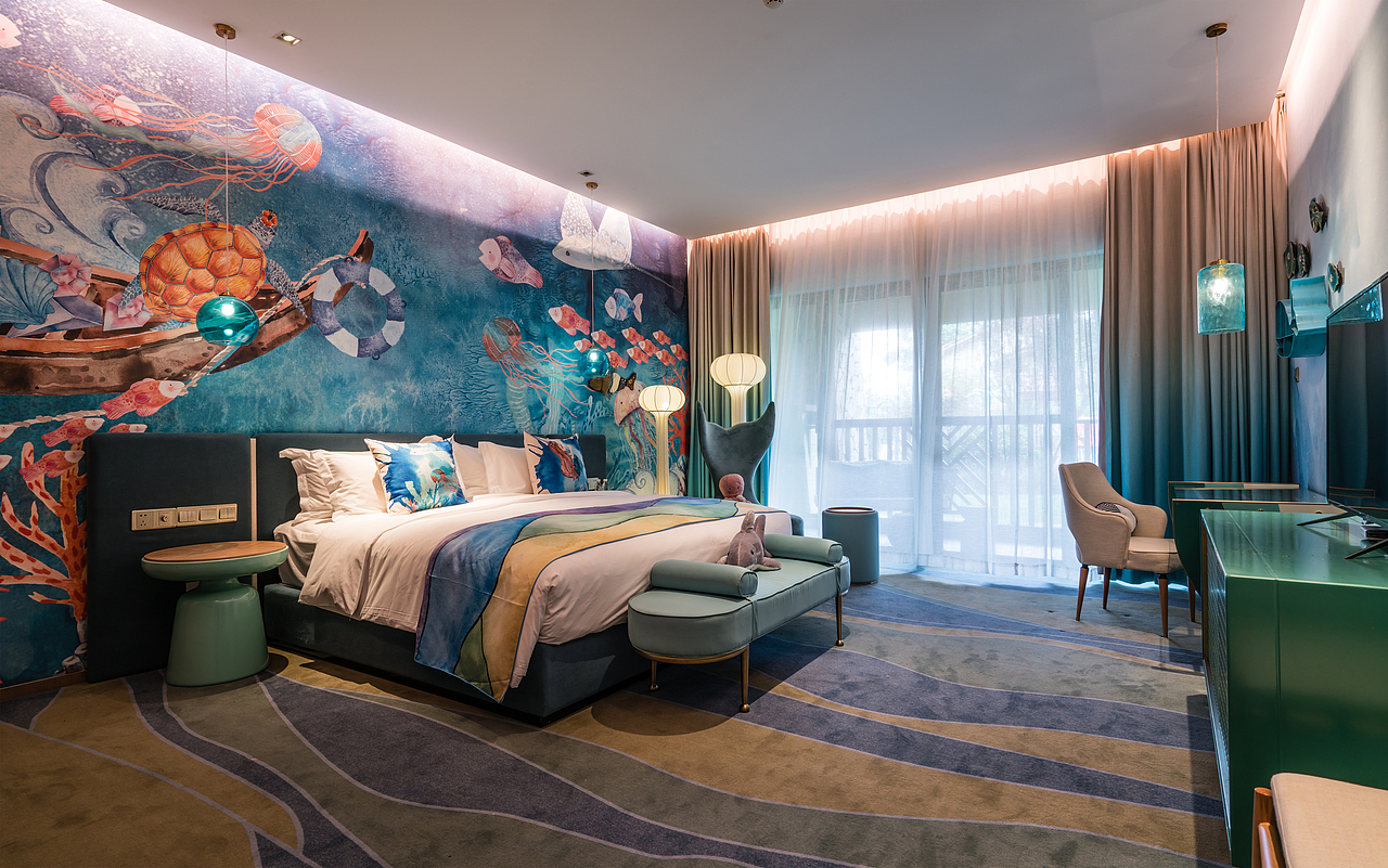 槿纹新作 | 峨眉山悟啦啦亲子酒店（图ZMTQ4MjA0OTEy） - 家装设计 - 站酷设计师槿纹设计原创素材 - 站酷ZCOOL