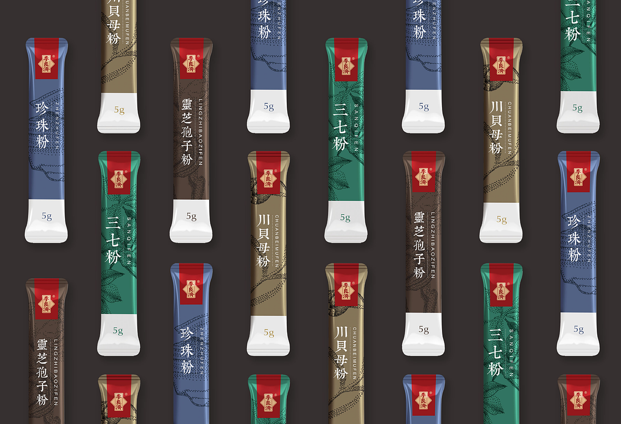 李良济系列包装—中药（图ZMjQ2OTMyMTQw） - 包装 - 站酷设计师天工元创设计原创素材 - 站酷ZCOOL