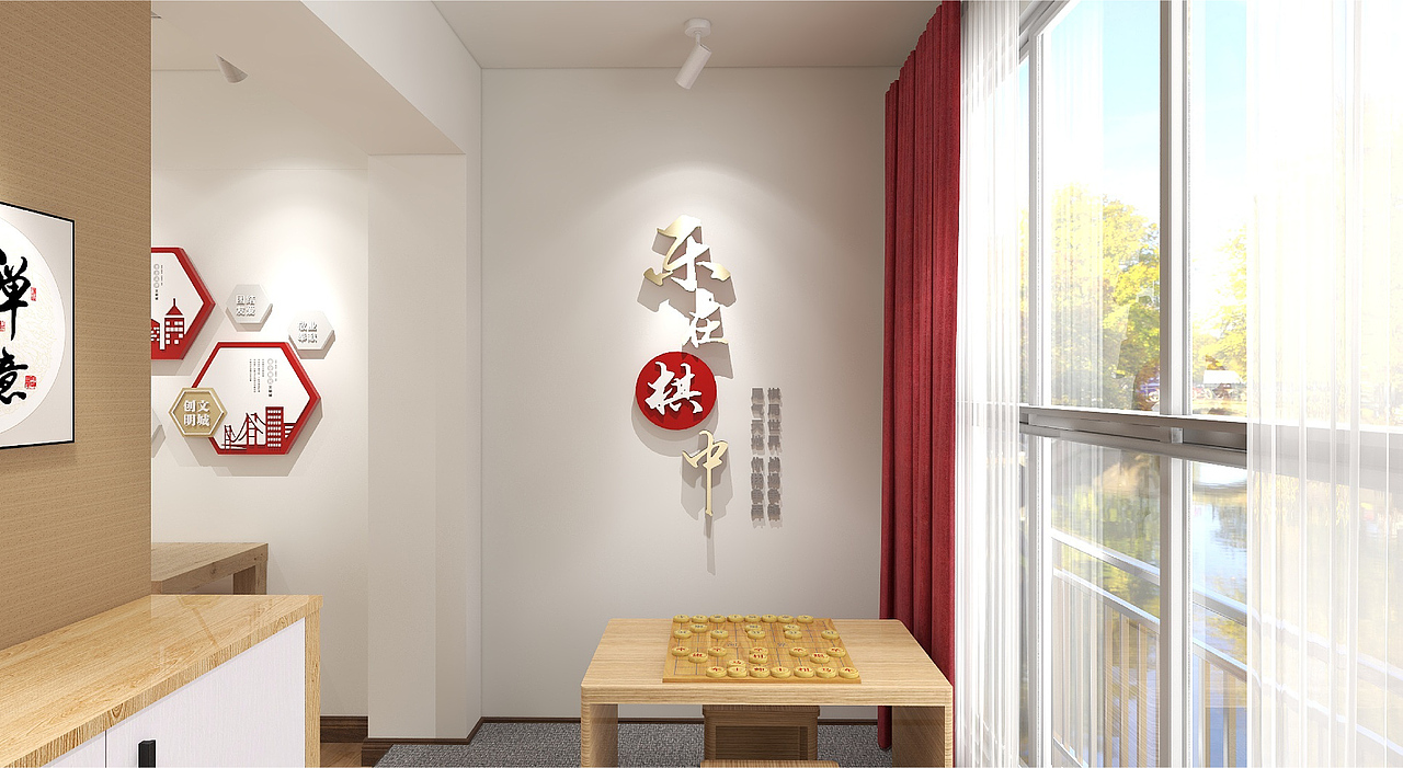 社区党建活动室 展厅